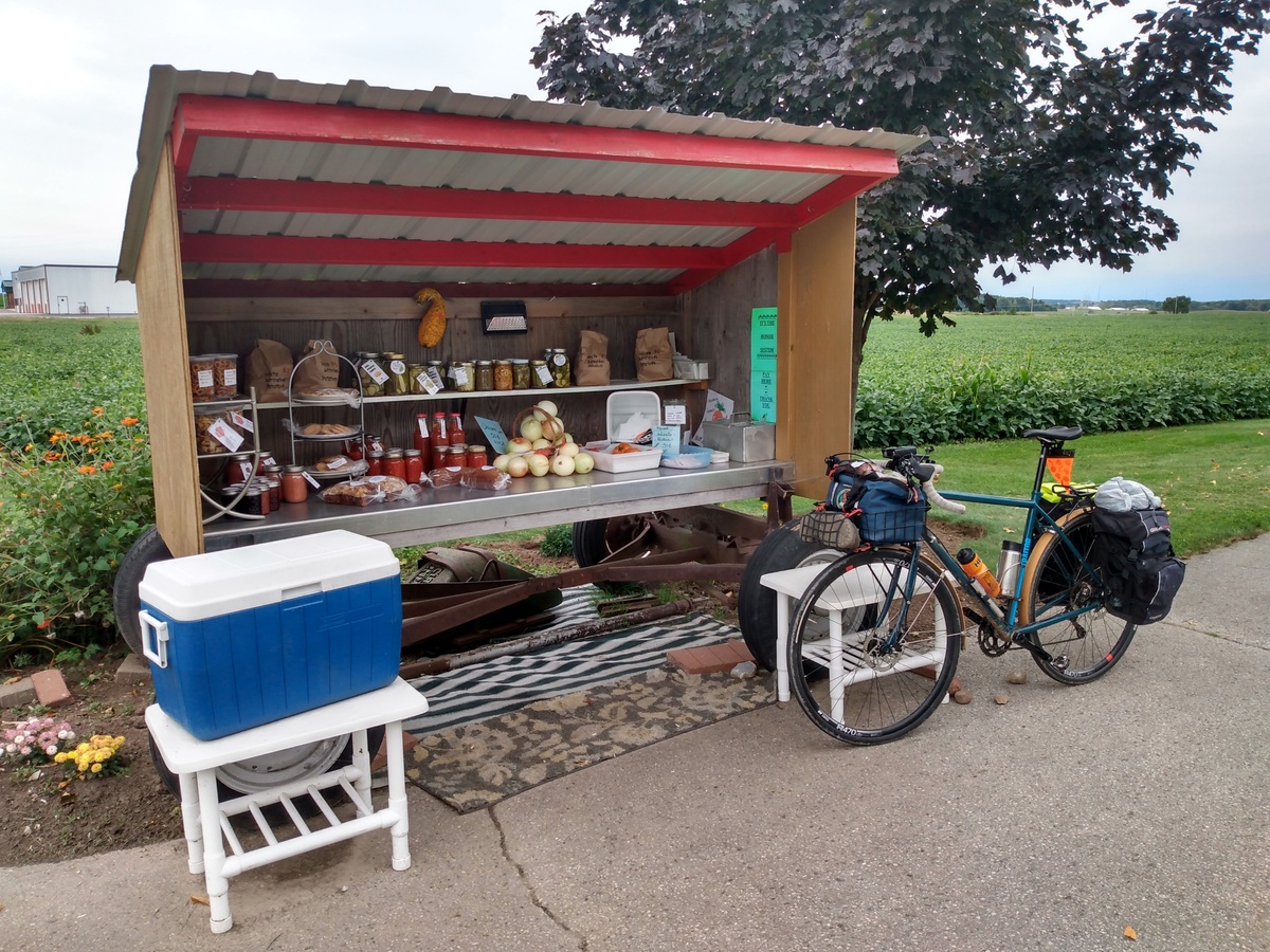 A great little farm stand on County Hwy BB