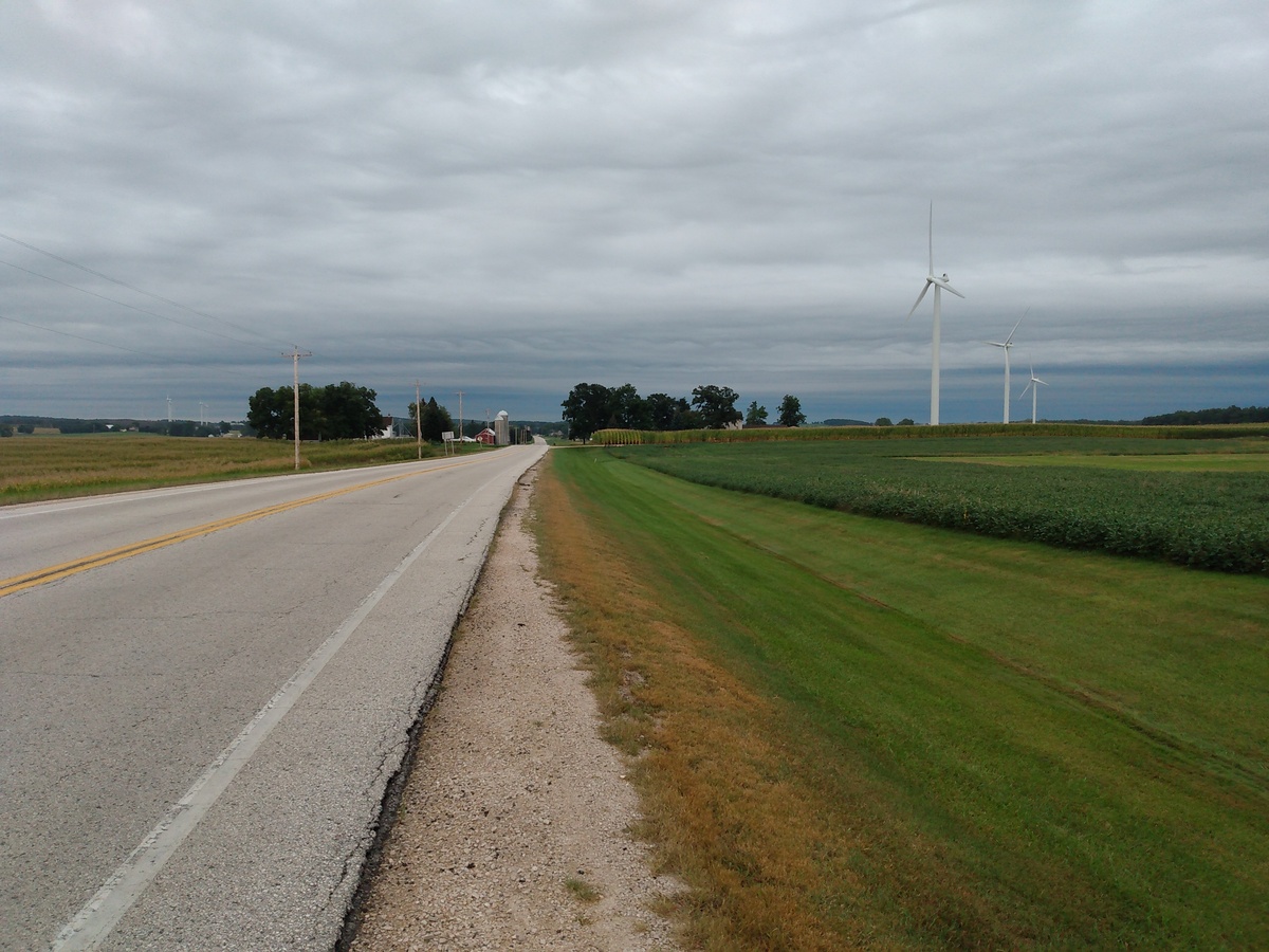 Dark skies on County Rd W