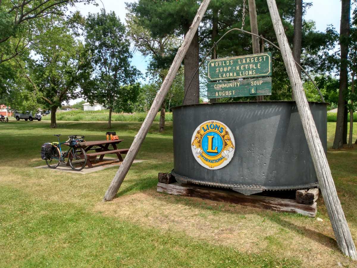 The world's largest soup kettle